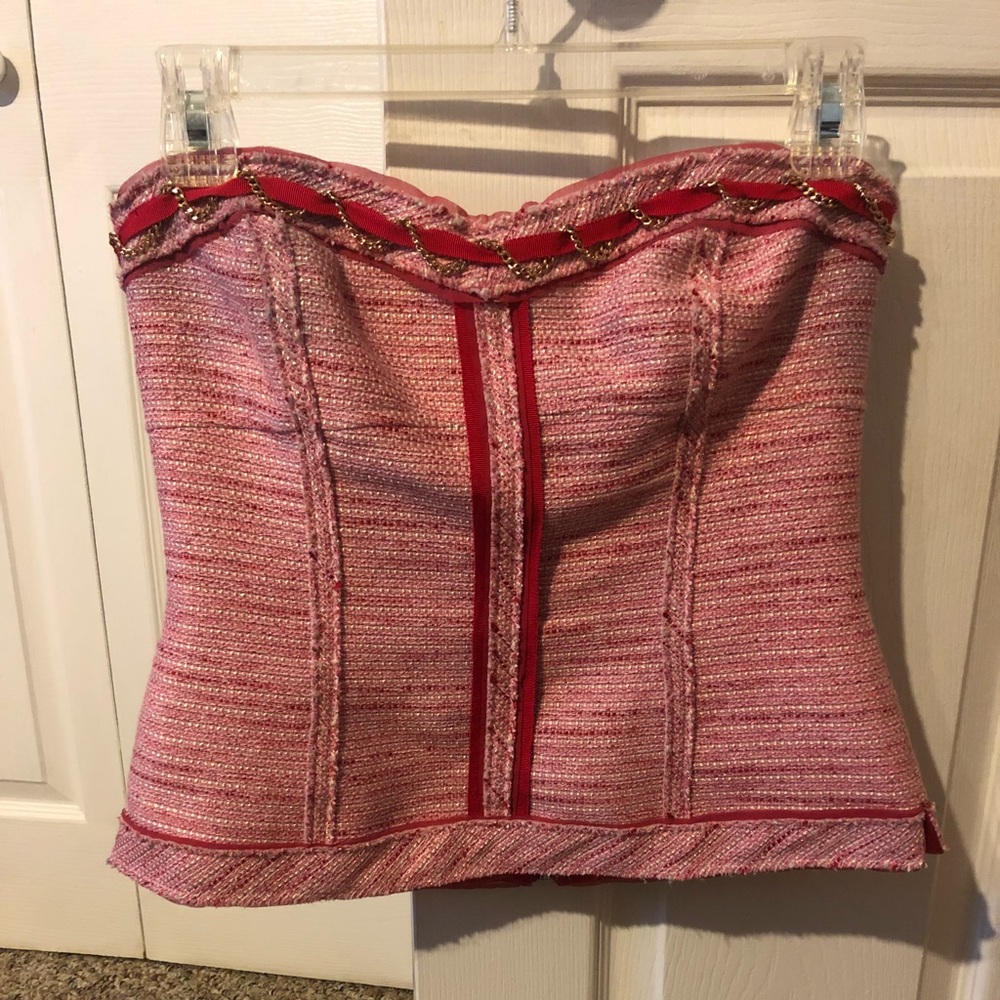 White House Black Market pink top